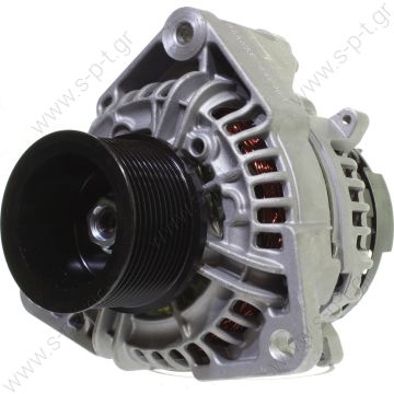 0124555168  BOSCH   ΔΥΝΑΜΟ  MERCEDES ACTROS ATEGO 28V 35/80A  A0131547802,  0986045280  BOSCH  ΔΥΝΑΜΟ  MERCEDES  ATEGO  AXOR VARIO  28V 80A WL-15-S-DFM S   BOSCH 0 124 555 032 (0124555032), 24V 80A Mercedes MAN Actros Atego Axor Unimog Fiat Agri Bell B40 - 