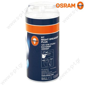 64210NBP-HCB 90%   H7 Osram Night Breaker Plus 90% - 