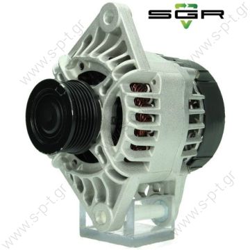 DAN502 DENSO  ΔΥΝΑΜΟ  FIAT  BRAVA / O 1.9D 12V 120A 62PVF6 A / C  MAGNETI MARELLI   FIAT  BRAVA/O 1.9D 12V 120A 62PVF Fiat Bravo 2000-2016 Mk1 Mk2 DAN502 DENSO  ΔΥΝΑΜΟ  FIAT  BRAVA / O 1.9D 12V 120A  71724056 46748353 46447117 46765838,60815953,60816045 - 