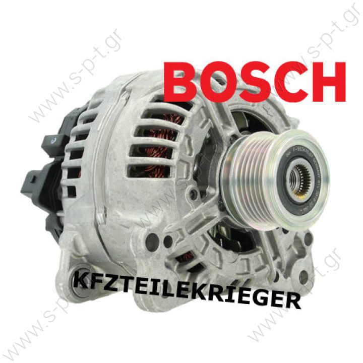 0123 520 014  BOSCH   ΔΥΝΑΜΟ   12V 150A VW TRANSPORTER    12V 150 Amp   Pv6 x 67   0123520014  BOSCH  ΔΥΝΑΜΟ  VW  TRANSPORTER  IV  2.5 TDI Product Application:	Audi / VW / Seat / Skoda Replacing 0123 520 014 Lucas LRA2206 Hella CA1848 VW Various Models