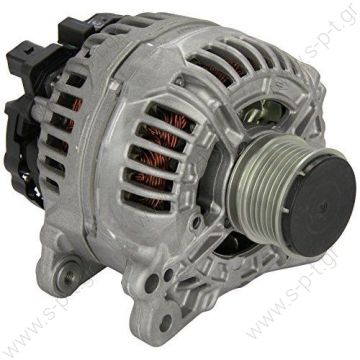 0124515022 BOSCH ΔΥΝΑΜΟ VAG 12V 120 Amp VW VOLKSWAGEN  SKODA SKODA FABIA ROOMSTER 045903023A BOSCH 0124515022 120A ΔΥΝΑΜΟ 1.4 TDI BMS   PV6 x 55.7  Audi / VW / Seat / Skoda   0124515022 Lucas LRB475 Hella CA1394 Audi-Ford-Seat-Skoda-VW - 