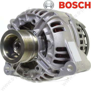 0124515046      BOSCH ΔΥΝΑΜΟ 12V 120A M/S  BOSCH 0124515046 120A Mercedes C Klasse W203 C200 C230 Kompressor + A0111546802 A0111547202 LRA03020 111546802,  120 A | MERCEDES C-KLASSE S203     - 