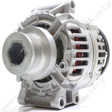 0124325031    BOSCH   ΔΥΝΑΜΟ RENAULT 	12V 98A RENAULT MEGANE I, CLIO II, LAGUNA II   RENAULT CLIO II SCENIC 87A PVF6 [L-DFM]  Clutch Pulley PV6 x 55 Product Type  Renault / Volvo   0124 325 024 Lucas LRB504 Hella CA1544 Renault Various Models - 