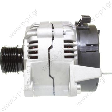 0123510047    BOSCH   ΔΥΝΑΜΟ VAG   12V 120A AUDI A3 SKODA OCTAVIA 1,9TDI   12V 120 Amp   ΔΥΝΑΜΟ-BOSCH-0124325001 για SKODA, OCTAVIA     0986041010, BOSCH   Pv6 x 56  	FR71 Replacing 0123 510 047 Lucas LRB391 Hella CA1144 Audi-Skoda-VW Various Models - 