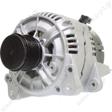 0123510047    BOSCH   ΔΥΝΑΜΟ VAG   12V 120A AUDI A3 SKODA OCTAVIA 1,9TDI   12V 120 Amp   ΔΥΝΑΜΟ-BOSCH-0124325001 για SKODA, OCTAVIA     0986041010, BOSCH   Pv6 x 56  	FR71 Replacing 0123 510 047 Lucas LRB391 Hella CA1144 Audi-Skoda-VW Various Models - 