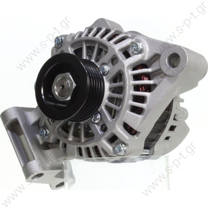 A5TA7792  MITSUBISHI   ΔΥΝΑΜΟ   12V 90A FORD FIESTA V, FUSION, MAZDA 2  12V 90 Amp  FORD FOCUS HXDA 90A  ΔΥΝΑΜΟ DENSO MARELLI    PV6 X 49    A5TA7792 Lucas LRA1169 LRA1172 Hella CA1780 CA1737  Q9K3B/3N1110300AC.HXDA.HWDA.HWDB   