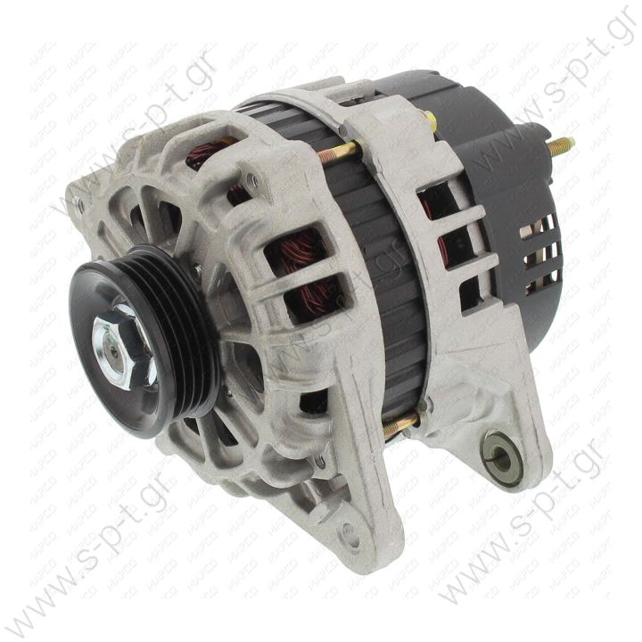 37300-22650  MANDO  ΔΥΝΑΜΟ   12V 80A HYUNDAI ACCENT, ELANDRA, EXCEL ΜΤ    MN 12V 80Α HYUNDAI ACCENT\S-COUPE 94- 12V 90 Amp Pulley PV4 x 59  Mitsubishi / Hyundia Replacing 37300-22200 Lucas LRB232 LRB230 LRA2136 LRA2320 Hella JA994 JA1789 JA1788 JA879 