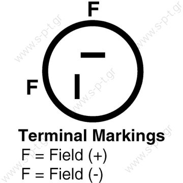 121000-3510   NIPPONDENSO  ΔΥΝΑΜΟ  CHRYSLER 12V 90A VI [F1-F2] reg. ext.     CHRYSLER    STRATUS 12V 125A VI @ Alternator Chrysler Voyager III Dodge Stratus Plymouth  DENSO Part Number 121000-3510   - 