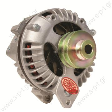 7000112  ΔΥΝΑΜΟ   CHRYSLER 12V 78A CW 1-GROOVE Powermaster Retro "Roundback" Alternator New Replacement ER/IF Alternator 7024N Fits 81-87 Dodge B150 3.7 5.2 RWD  - 