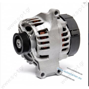 DAN1085  DENSO  ΔΥΝΑΜΟ   ALFA ROMEO   120Α    63377007  14V 105A FIAT GRANDE PUNTO (199) ΚΑΡΦΩΤΟΣ     PV5 x 53.5  Fiat / Iveco / Lancia Replacing 63377007 Lucas LRA3095-LRA2800-LRA2266 Hella CA1998-CA1742-CA1766 Fiat Various Models - 