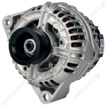 0124515046      BOSCH ΔΥΝΑΜΟ 12V 120A M/S  BOSCH 0124515046 120A Mercedes C Klasse W203 C200 C230 Kompressor + A0111546802 A0111547202 LRA03020 111546802,  120 A | MERCEDES C-KLASSE S203     - 