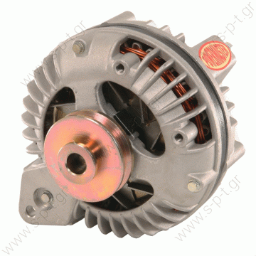 7000112  ΔΥΝΑΜΟ   CHRYSLER 12V 78A CW 1-GROOVE Powermaster Retro "Roundback" Alternator New Replacement ER/IF Alternator 7024N Fits 81-87 Dodge B150 3.7 5.2 RWD  - 