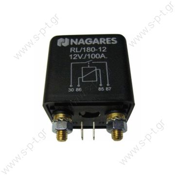 ΡΕΛΕ 75613100 NAGARES  ΡΕΛΕ ΙΣΧΥΟΣ     RL/180-12 12V 100A THERMOKING : 414667 - 