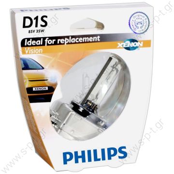 PHILIPS D1S 85415VI XenStart Vision Xenon Brenner 35W NEU & ORIGINAL Verpackt AJ      D1S Philips XenStart 4300K - 