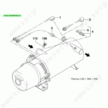 149.41A 1319548A  WEBASTO 14941A SPHEROS Αισθητήρας θερμοκρασίας ( γκρι ) 380mm  Κωδικός 14941B      THERMO SERIES ΒΑΛΒΙΔΑ ΘΕΡΜΟΚΡΑΣΙΑΣ  WEB14941A 1319548A - Webasto Temperature Sensor Temperature Sensor Part No: 1319548A - 