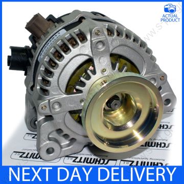 DAN582, DENSO  ΔΥΝΑΜΟ FORD  	12V 105 Amp  FORD FOCUS C-MAX, FOCUS II    Pulley Coupling Drive Product Type:	Alternator Product Application:	Ford / Jaguar / Mazda Replacing 101210-0921 Lucas LRA2913 O.E.M 4M5T-10300-LA,LB,LB Ford Various Models - 