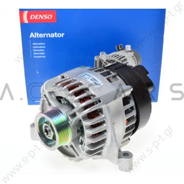 DAN519  DENSO  ΔΥΝΑΜΟ   105Α FIAT STILO,PUNTO III (188) A/C ΚΑΡΦΩΤΟΣ  GRANDE PUNTO PANDA LANCIA MUSA MAGNETI MARELLI 063377010010   MARELLI ΔΥΝΑΜΟ 12V 105A  MAGNETI MARELLI 063377010010, FIAT PUNTO  DAN597, 8717613020036 	 - 