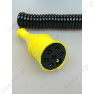 51276503   ΣΠΙΡΑΛ  ΡΕΥΜΑΤΟΣ   7ΠΟΛΙΚΟ   S  Electrical cable 7-pole - 