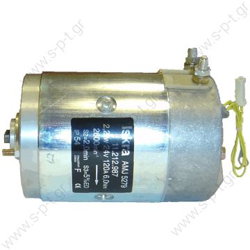 24V 2.1kW (IM0020, MM185)   ΜΟΤΕΡ  ΥΔΡΑΥΛΙΚΗΣ ΠΟΡΤΑΣ    LETRIKA (ISKRA)  Motor DC AMJ5114 24V 2.1kW 2200 CCW @   11.212.524 AMJ5114 MAHLE Letrika (Iskra) DC motor     - 