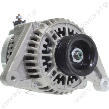 33163  DENSO  Alternator TOYOTA AVENSIS 1.6 1.8 cc 14V 90A @ ALTERNATOR TOYOTA COROLLA 1.4/1.6/1.8 1999-2008 PETROL  OE:	2706022160, 2706022130, 2706022100, 2706022040, 2706022030, 443365 - 