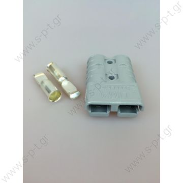 S175  GREY ΠΡΙΖΑ  ΡΕΥΜΑΤΟΣ   ΚΛΑΡΚ  170A  grey  Anderson Connector 175Amp 600V Grey Plug Cable Terminal Battery Power    Description	Plug for coffeemaker  Vergl.-Nr./Ref.: 321.002.000.0 , A 000 824 75 65 , 36.25435-0062 , 32.1002.10.00 - 