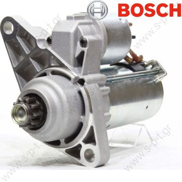 0986018430   BOSCH  ΜΙΖΑ VAG  VW LUPO/A2 1.6 12V 1.1kW z10 CCW BOSCH  ΜΙΖΑ VAG   SKODA Fabia 1.2 + 1.4 16V VW Lupo Audi A2    OE:	0001121016, 0001121017, 0986018430, 1843,, LRT00220, LRT220, 458421, D6GS36, 02T911023E, CS1197 - 