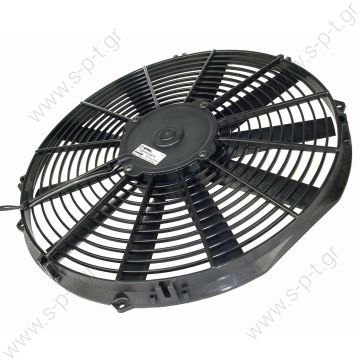 FAN,COND,SPAL 24V-280MM (11), PUSHER , PREMIUM MOTOR - 