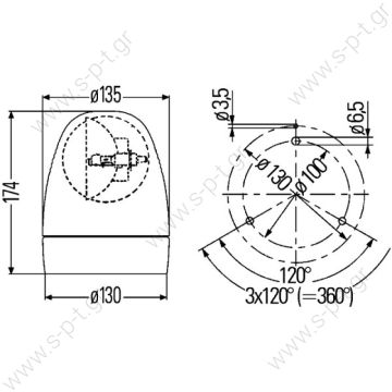 2RL 007 337-011 (24V) ΦΑΡΟΣ HELLA     OE:	KDWHLO9654, 152 5296, 1525296, 001 820 08 58, 0018200858, 5242-372, 5246-248, 7.521.420.000, 7.521.420.000.0, 001 820 10 58, 0018201058, A 001 820 10 58, A0018201058, 20 223 830, 20223830 - 