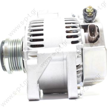 DAN1096   DENSO  ΔΥΝΑΜΟ   TOYOTA  12V 80A TOYOTA AURIS, COROLLA 6PV   Auris Avensis Verso 1.6 1.8cc PVF @ OE:	27060-0T190    DENSO DAN1096 Generator TOYOTA  Brand New Oe Denso Alternator, Toyota Auris, Dan1096, Corolla, Denso, Toyota - 