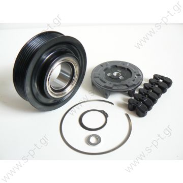 40455148   ΤΡΟΧΑΛΙΑ ΚΟΜΠΛΕ    DENSO    Spare parts for compressors > Clutch > Denso  ND6SEU14C  / 7SEU14C 12V Poly-V 6 Ø110mm X VAG - 