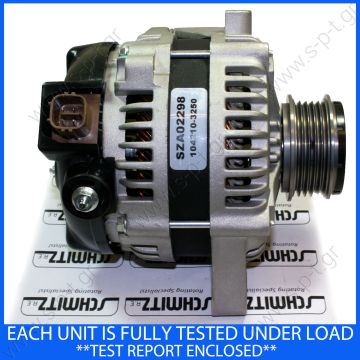 DAN1345, DENSO  ΔΥΝΑΜΟ  TOYOTA  Rav 4 D4D 130A PVF5 [IG-S-L-M] @ TOYOTA RAV4 2.0L DIESEL 2001-  NIPPON DENSO Volt: 12 Amp: 130 Pulley: 5SC 104210-3050 104210-3051 104210-3252 27060-27040 27060-27070 27060-27100 - 