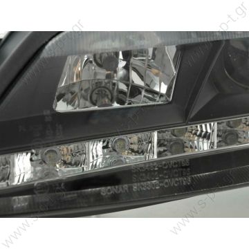 Vectra B 99-02 Daylight Φανάρια Black OPEL VECTRA B 01.1999-03.2002 - 