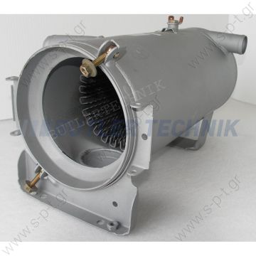 469.084  WEBASTO  ΚΑΖΑΝΗ ΚΑΥΣΤΗΡΑ  HEATER DBW | 469084 Webasto Heater DBW Heat Exchanger | 469084 | 9810026A Webasto DBW Heat Exchanger  Suitable for Webasto Water Heater DBW 2020, 300 & 350  (With 70mm exhaust pipe connection) - 