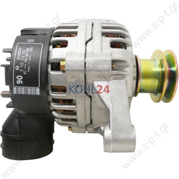 0123315500  BOSCH  ΔΥΝΑΜΟ IVECO    12V  90A IVECO Daily I A 30 35 40 49 59 8 10 12 K C V  0986041970  BOSCH ΔΥΝΑΜΟ IVECO   12V 90 Amp   9.5 x 68.5    Application: Fiat / Iveco / Lancia Replacing 0123315500 Lucas LRB378 Hella CA1556 Iveco Fiat - 