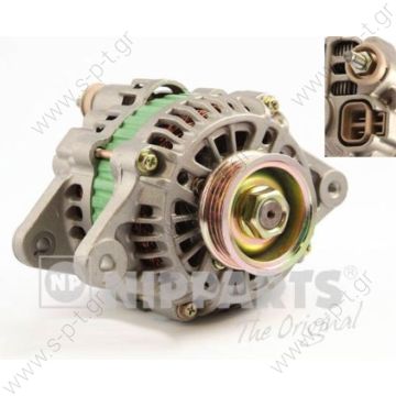 KIA 450202   Picanto 1000 CC 02/04>,Picanto 1100 CC 02/04. 12 Volt-70 Amp. ΚΑΤΑΛΛΗΛΟ ΓΙΑ : Kia 37300-02551. ΤΡΟΧΑΛΙΑ POLY-V ME 4 ΕΓΚΟΠΕΣ.   Hyundai	Atos  - 