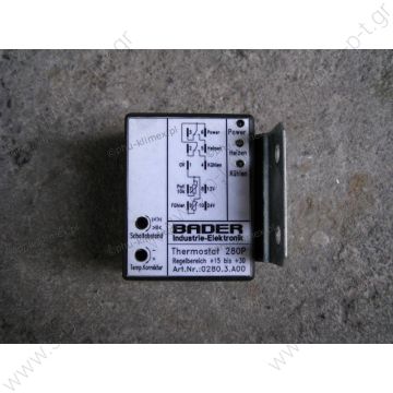 Thermostat two-AC18 280P  description	 SUTRAK- EBERSPACHER    Thermostat 280P + 15 - + 30 ° Artificial Properties	 name	value Remark / Remark	Ref. No. / Ref: 26,09,03,014, A 000 835 61 79 - 