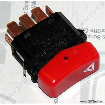 MERCEDES 002 545 4807 Switch Nr. A 005 545 92 24 , A 0047 545 38 24 Description	Hazard warning switch for Evobus - 