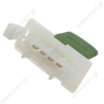 ΑΝΤΙΣΤΑΣΗ ΚΑΛΟΡΙΦΕΡ  OPEL Corsa 2000 Resistor VALEO# 509405 OE# 1854781 / 90535076 Αντίσταση καλοριφέρ Opel 4 επαφές Αντικαθιστά : OPEL 1845781, 90535076  KUHLER SCHNEIDER 8300931  VALEO 509405 - 