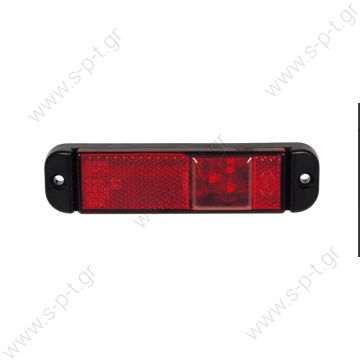 550-0.06 ΟΠΙΣΘΙΟΣ LED ΦΑΝΟΣ ΟΓΚΟΥ 9-33V 550-0.06  Description: REF. NO. 550-0.06 Οπίσθιος φανός όγκου με αντανακλαστήρα 3 LEDs 9-33V (με καλώδιο 1m) Κόκκινος - 