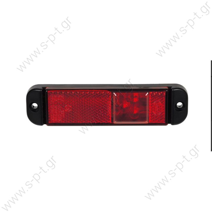 550-0.06 ΟΠΙΣΘΙΟΣ LED ΦΑΝΟΣ ΟΓΚΟΥ 9-33V 550-0.06  Description: REF. NO. 550-0.06 Οπίσθιος φανός όγκου με αντανακλαστήρα 3 LEDs 9-33V (με καλώδιο 1m) Κόκκινος