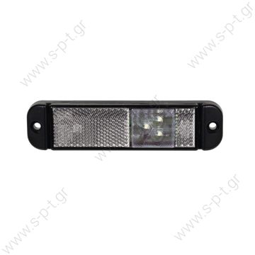 550-0.07  ΕΜΠΡΟΣΘΙΟΣ LED ΦΑΝΟΣ ΟΓΚΟΥ 9-33V  550-0.07  Description: REF. NO. 550-0.07 Εμπρόσθιος φανός όγκου με αντανακλαστήρα 3 LEDs 9-33V (με καλώδιο 1m) Διάφανο - 