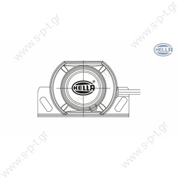 3SL 996 139-101  HELLA  ΒΟΜΒΗΤΗΣ ΟΠΙΣΘΕΝ ΒΑΡΕΩΣ ΤΥΠΟΥ    Sound Level [dB(A)]  107   Hella 3SL 996 139-101 Acoustic Backup Alarm - 