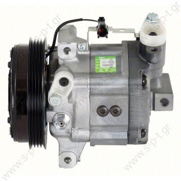 ΚΟΜΠΡΕΣΣΟΡ A/C  COMPRESSOR, NEW, ZEXEL DKV14G PV4, SUBARU FORESTER 2.5L 03-07, IMPREZA NISU - 