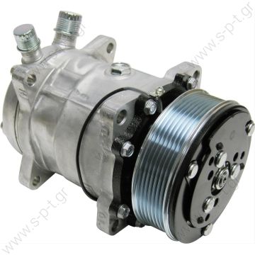 40405005   ΣΥΜΠΙΕΣΤΗΣ SANDEN SD7H15 119PV8 12V V-OR  ΚΟΜΠΡΕΣΕΡ SANDEN SD7H15  COMPRESSOR SANDEN FIX R134A SD7H15     SANDEN  SD 7H15 OR Vertical 12V Poly-V 8  SD7H15-709 (8028-8230) V.O.R. 119/PV8  8100, 12V 119MM 8PV R134A VERT O-RING, - 