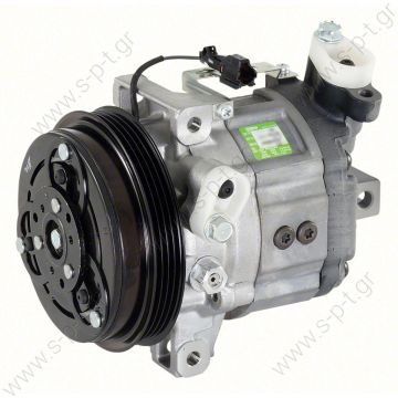 ΚΟΜΠΡΕΣΣΟΡ A/C  COMPRESSOR, NEW, ZEXEL DKV14G PV4, SUBARU FORESTER 2.5L 03-07, IMPREZA NISU - 