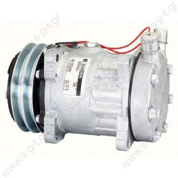 40405001  ΚΟΜΠΡΕΣΕΡ SANDEN SD7H15 12V 2A 125MM      SD 7H15 OR Vertical 12V 5 Connection	7/8" x 3/4" Type	Sanden 7H15 Volume (cc)	270 Ø (mm)	125 Voltage (V)	24 Pulleytype	2 G - A  COMPRESSOR, NEW,SANDEN SD7H15 12V 2A 125MM JD VOR HEAD VOLVO - 