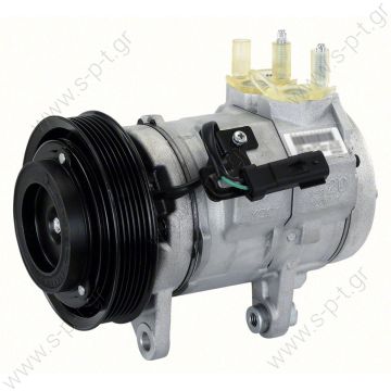 10PA17E  DENSO  ΣΥΜΠΙΕΣΤΗΣ    COMPRESSOR   JEEP GRAND CHEROKEE   1999-2004 V8 4.7L Compressor ID: 10PA17E Number of Ribs: 6 New Part Belt Pulley Ø: 136 mm Voltage: 12 V Applicant: JEEP GRAND CHEROKEE OEM: 55115907AB/55116810AA/55116906AA - 