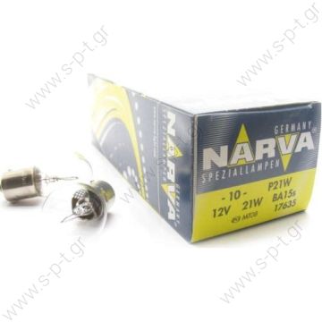 ΛAMΠA 12V 21W KAPYΔI 17635 NARVA  ΛΑΜΠΑ 12V 21W  - 