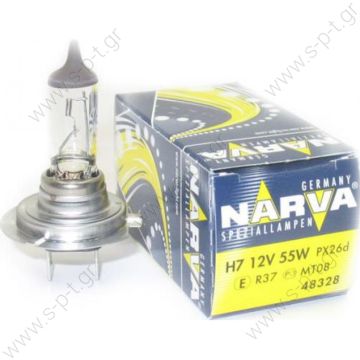 NARVA 48328 H7 12V-55W PX26d  ΛΑΜΠΑ 12V Η7 ΛΑΜΠΑ NARVA H7 12V 55W, NV48328 - 