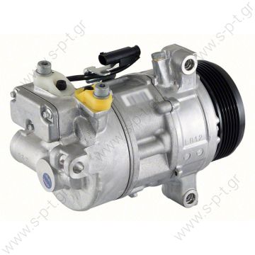 DCP05026   ΚΟΜΠΡΕΣΣΕΡ  A/C   N-DENSO, BMW 1-SERIES E81 E87 8/04  BMW E87 (SERIES 1), E90 (SERIES 3) BMW E87 / E81 Serie 1 118i / 118d - 120d 64526935613 / 64526987702 / 64526987766 DENSO 4471809591, 4471809592, 4471906255, 4471906260  - 